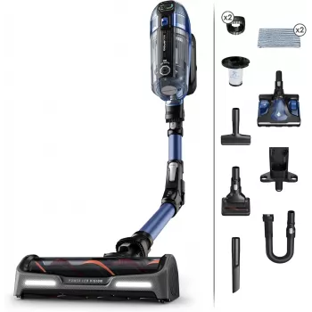 Rowenta X-Force RH99C0 2-in-1 pulkpuhasti Aku Kuiv Kotita 0,9 L 480 W Must, Sinine