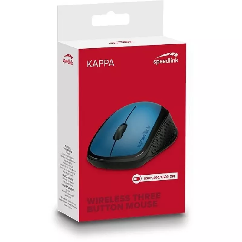 Hiir SPEEDLINK KAPPA kontor paremakäeline RF-juhtmevaba
