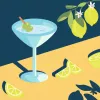 Maalimiskomplekt Ravensburger CreArt Mocktail Lemon – värvimine numbrite järgi