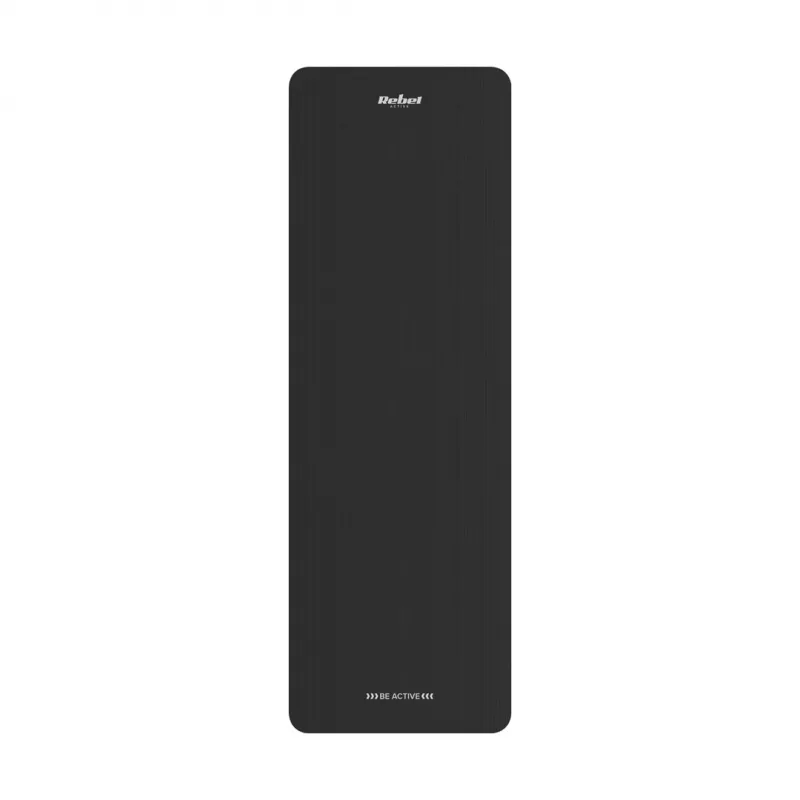 Võimlemismatt Rebel RBA-3151-BK — must, 1830×610 mm, paksus 15 mm