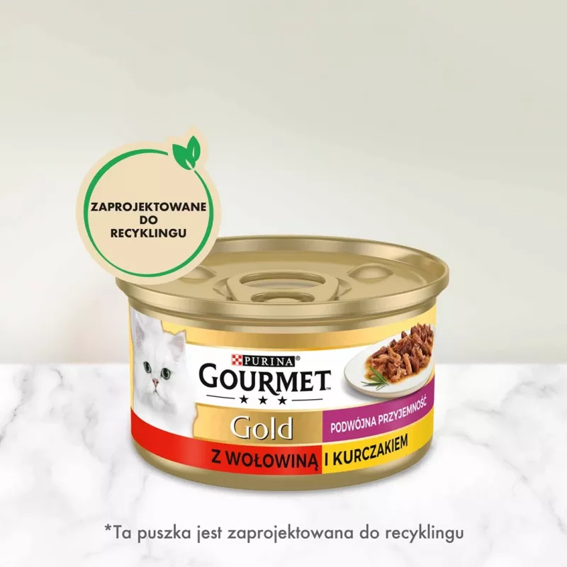 Gourmet Gold - Veise- ja kanaliha segu 85 g