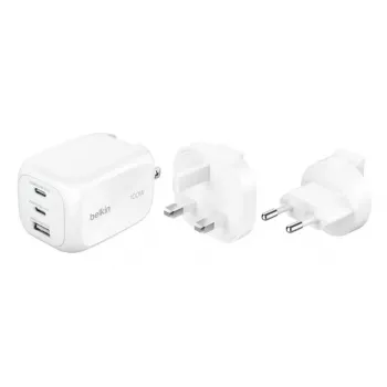 Seinalaadija Belkin BOOSTCHARGE 100W 2C1A WCH016HQWH vahetatava pistikuga