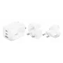 Seinalaadija Belkin BOOSTCHARGE 100W 2C1A WCH016HQWH vahetatava pistikuga