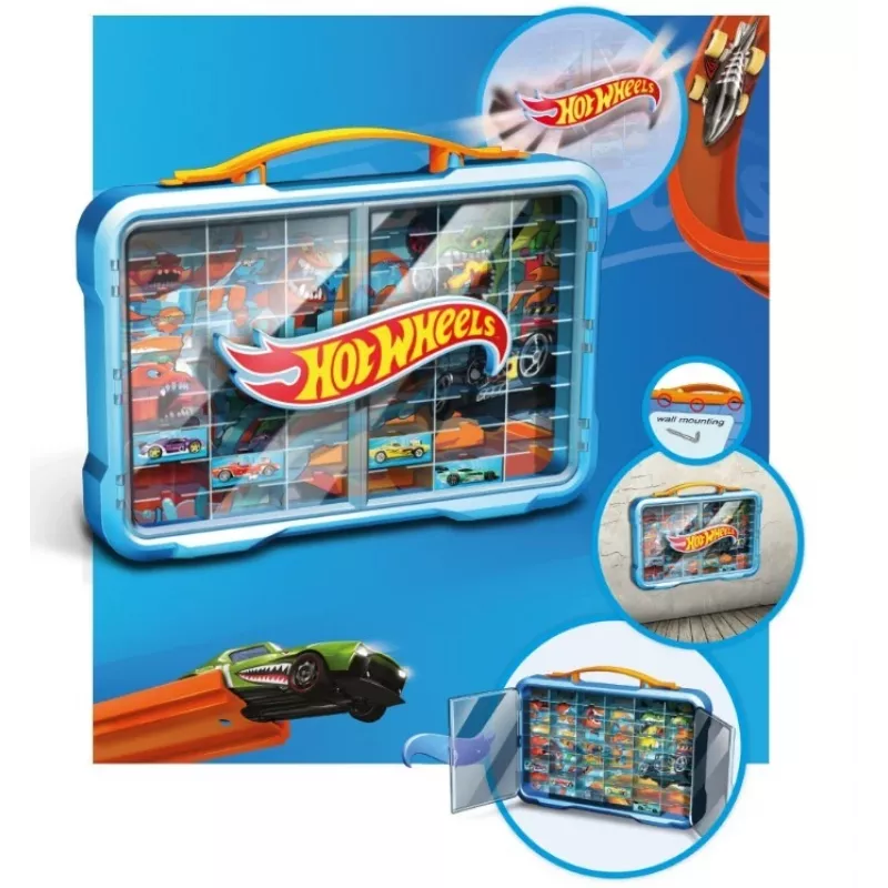 Hot Wheels kandmiskohver valgustatud logoga