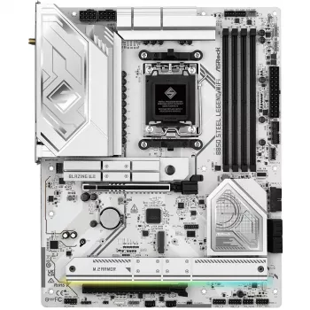 Emaplaat ASROCK B850 Steel Legend WiFi ATX — AMD B850, Socket AM5, DDR5, 4x DIMM, 4x M.2, Wi‑Fi 7, 2.5Gb LAN