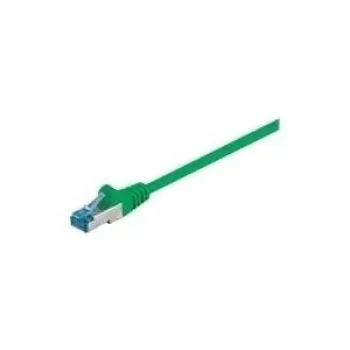 Wentronic Goobay CAT 6a paigalduskaabel, S/FTP (PiMF), roheline, 3 m - LSZH halogeenivaba, vask (93783)