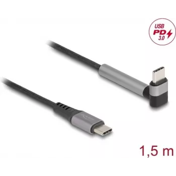 USB-kaabel DeLOCK 81172 1,5 m USB-C must hall USB 2.0