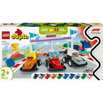 LEGO DUPLO 10445 F1 meeskonna võidusõiduautod ja juhid