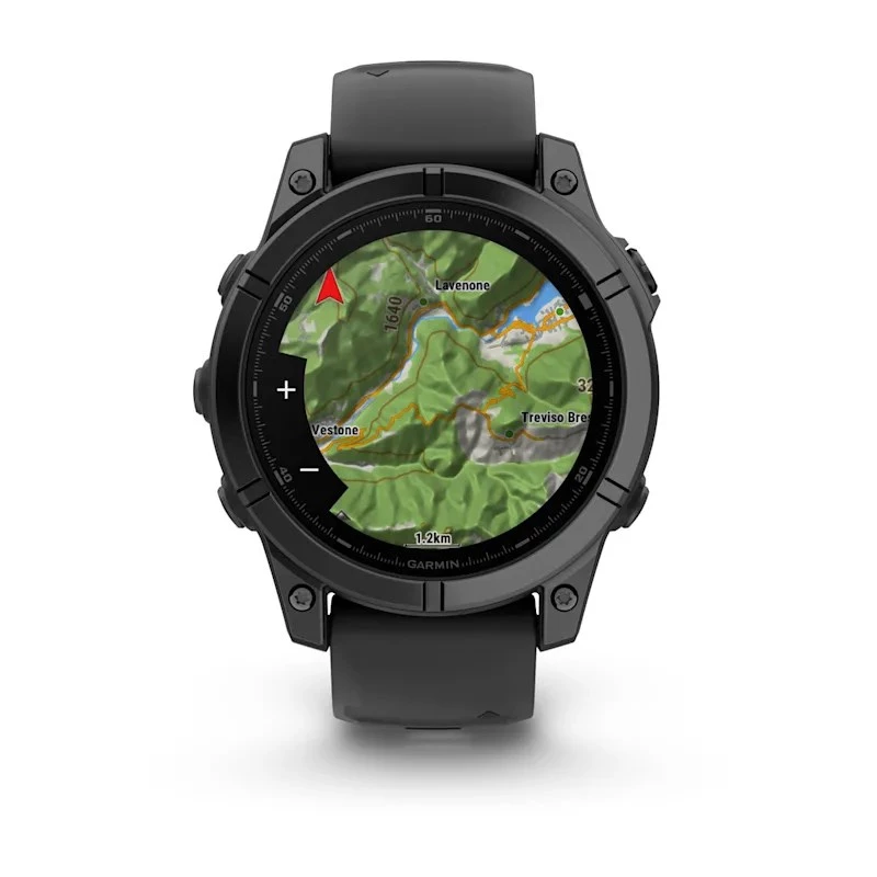 Garmin Fenix E 3.3 cm (1.3) AMOLED 47 mm Digitaalne 416 x 416 pikslit Puuteekraan Must Wi-Fi GPS (satelliit)