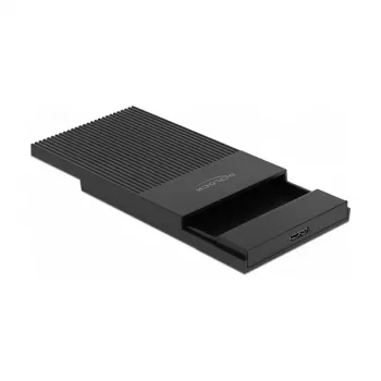 HDD/SSD-korpus DeLOCK 42011 Must 2,5-tolline SATA III 5 Gbit/s