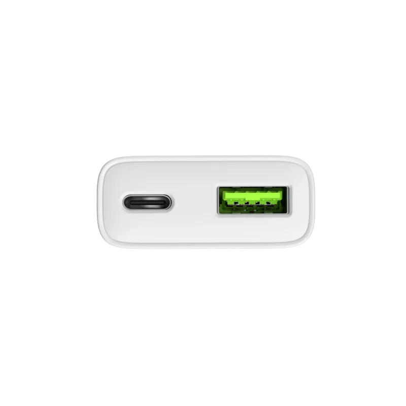 Toiteadapter NATEC Ribera NUC-2376 — 1× USB-A, 1× USB-C, 3 A väljund