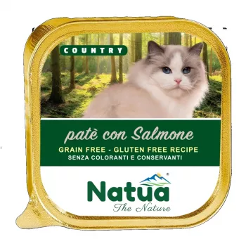 NATUA Country Salmon - märg kassitoit - 100g