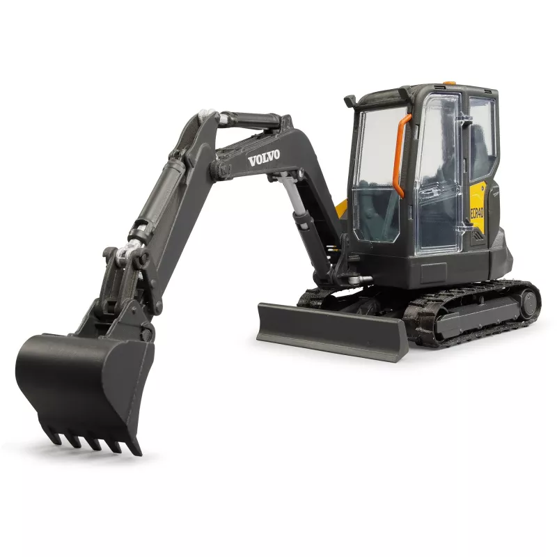 BRUDER mudelsõiduk — Volvo ECR40 kompaktekskavaator (mänguasi) autor BRUDER, mudel 02465