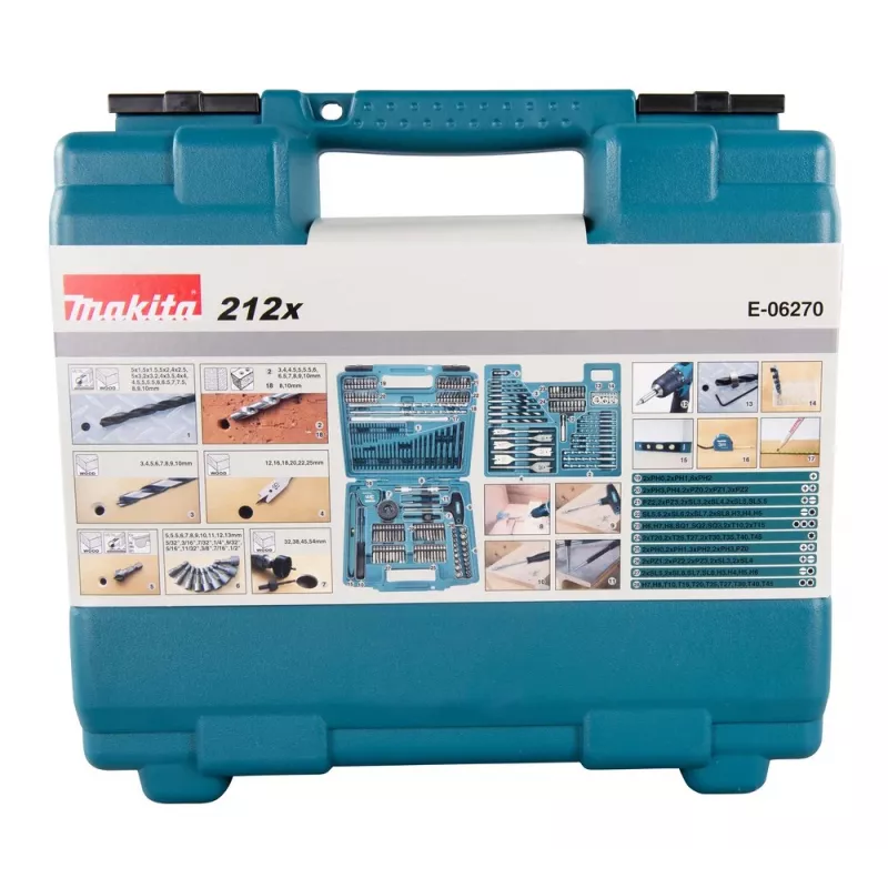 Makita E-06270 puuritera puuriterade komplekt