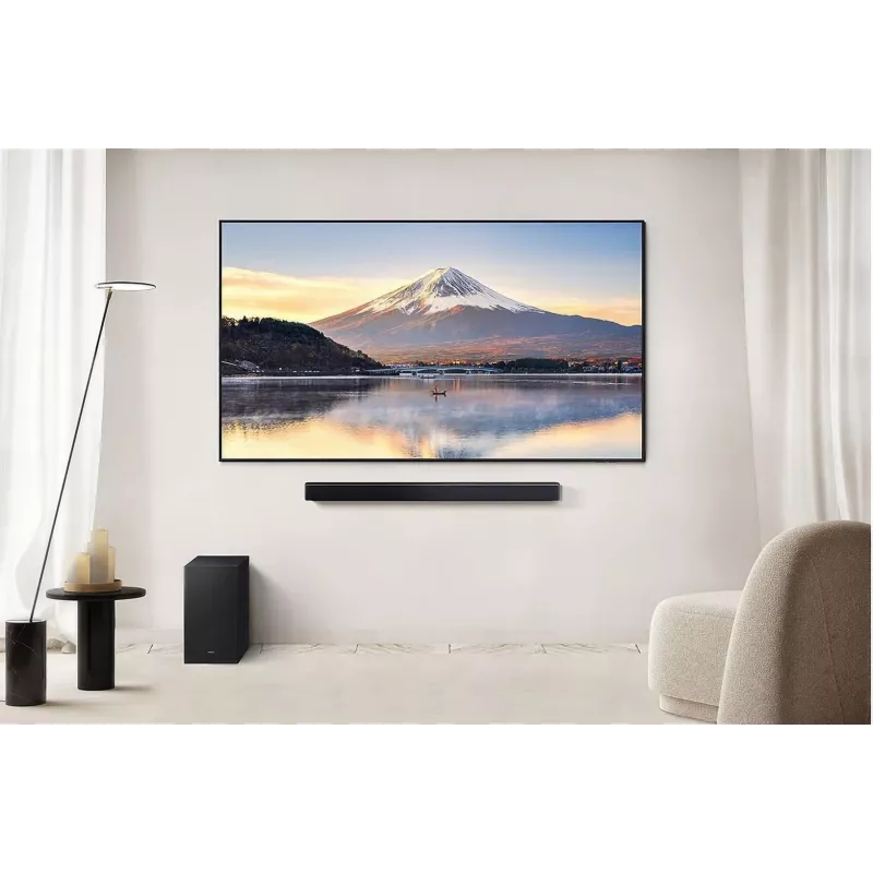 Samsung HW-B450F/EN 2.1‑kanaliga Bluetooth heliriba juhtmevaba bassikõlariga, 300 W RMS, Dolby Audio, ARC