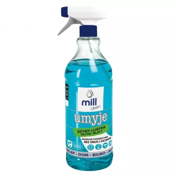 Klaasi- ja plaadipuhastusvahend Mill CLEAN Umyje, 1,22 L, akendele, peeglitele ja keraamikale