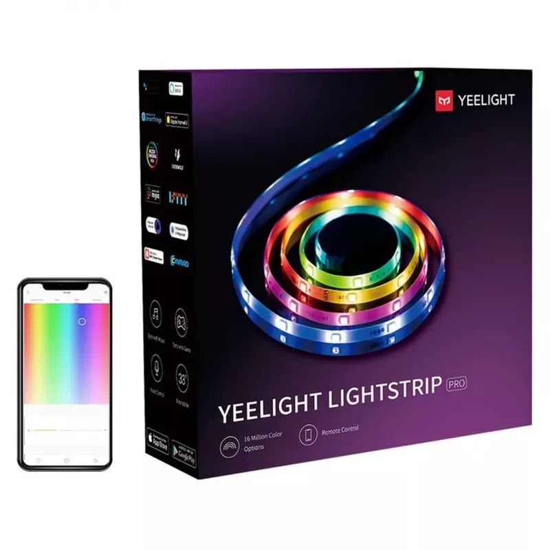Nutikas ribavalgusti Yeelight LED Light Strip Pro Wi-Fi Valge