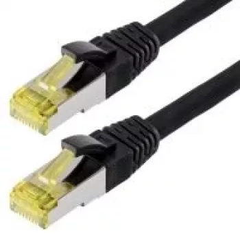 Helos - Paranduskaabel - RJ-45 (M) - RJ-45 (M) - 30 m - SFTP-kaabel (PIMF) - CAT 6a - Must