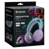 Juhtmevabad peakomplekti kõrvaklapid DEFENDER Freemotion B651 — binauraalsed, suletud akustika, 20–20000 Hz, 105 dB, USB-C, AUX