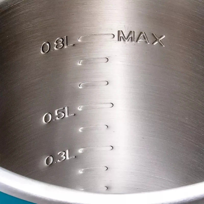 Makita KT001GZ elektriline veekeetja 0,8 L Must, Sinine