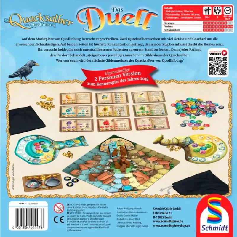 The Quacks of Quedlinburg – Das Duell, lauamäng
