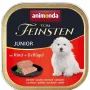 Märg koeratoit animonda Vom Feinsten Junior veise- ja linnulihaga kandik 150 g — kasvamiseks, valku 11%, rasva 7%