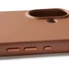 Mujjo Full Leather Case MagSafe ümbris iPhone 17-le pruun