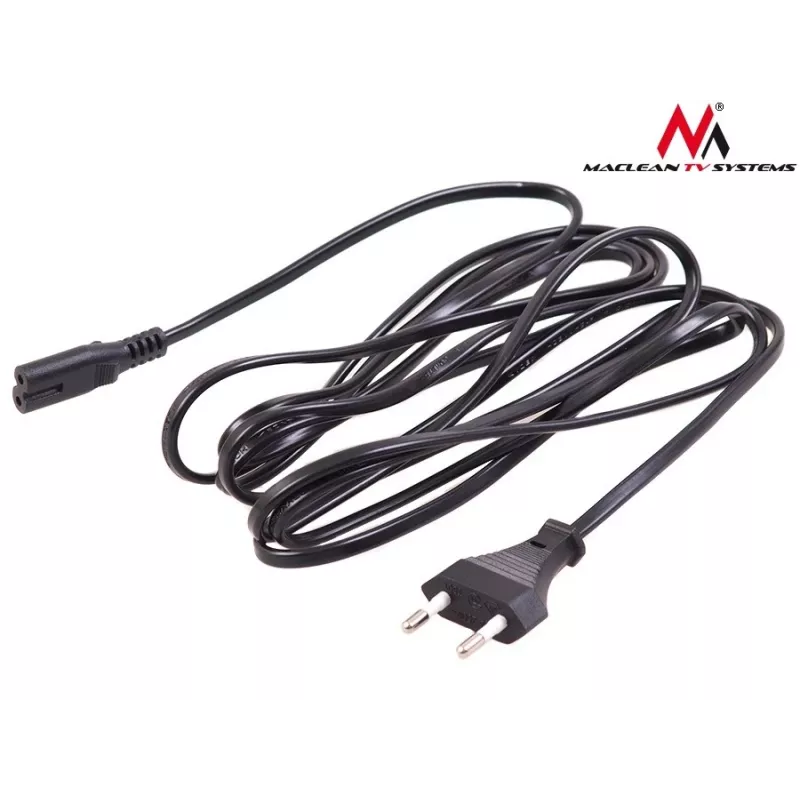 Toitekaabel MACLEAN MCTV-809 — 1,5 m, toitepistik tüüp C kuni C1 ühenduspesa, 220–250 V