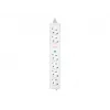 Pikendusjuhe LogiLink LPS271 1,5 m 6 vahelduvvoolupistikut Siseruumides Valge