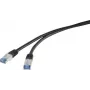 Renkforce RF-4673692 võrgukaabel must 10 m Cat6a S/FTP (S-STP) (RF-4673692)