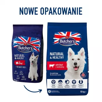 BUTCHER'S Natural&Healthy veiselihaga - kuiv koeratoit - 10 kg