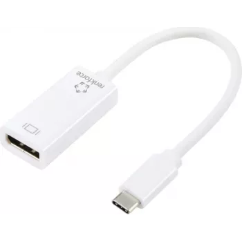 Renkforce USB-C®, DisplayPorti adapter [1x USB-C® pistik - 1x DisplayPorti pesa] 0,15 m (RF-6056894)