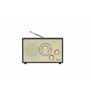 Raadio OR Nightingale USB/BT tumepruun
