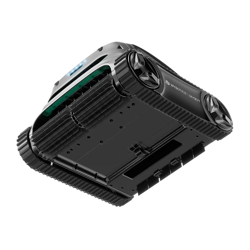 Wybot S2 Solar juhtmevaba basseinipuhastusrobot — Wybot S2 Solar basseinipuhastaja, juhtmevaba töö