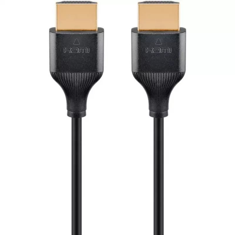 HDMI-kaabel Goobay 75297 0,5 m HDMI A-tüüpi isane 48 Gbit/s must