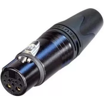 Neutrik NC10FXX-14-B juhtmepistik XLR must (NC10FXX-14-B)