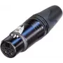 Neutrik NC10FXX-14-B juhtmepistik XLR must (NC10FXX-14-B)