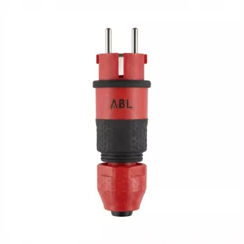 ABL 100000069 Professional Plug SCHUKO & fr-be 2Elamid-2K rt sv IP54 Type (100000069)
