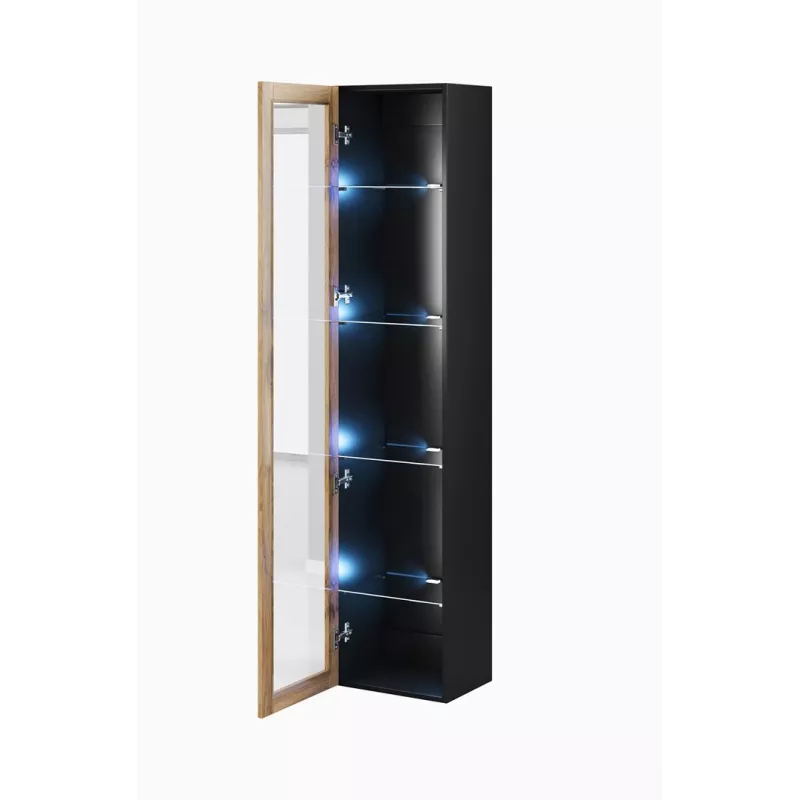 Cama elutoa mööblikomplekt VIGO 3 must/wotani tamm