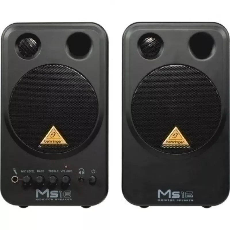 Behringer MS16 kõlar 2-süsteemne Must Juhtmega 16 W