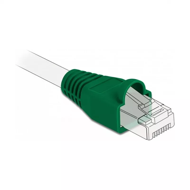 Rj45-pistiku tõmbetõkis DeLOCK 86726 roheline 20 tk
