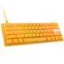 Ducky One 3 Mini kollane klaviatuur, mängimiseks, USB, QWERTY, US English