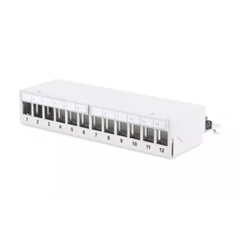 Töölaua modulaarpaneel Digitus DN-93706 12 pordiga