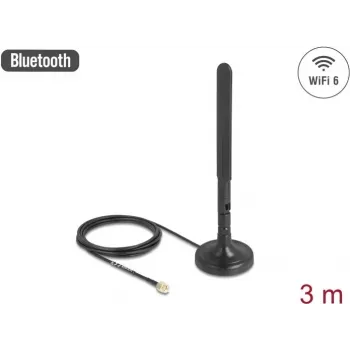 Ringkiirgusega võrguantenn DELOCK 10039 RP-SMA isane 3 dBi 5,15–5,85 GHz