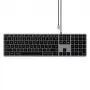 Satechi õhuke W3 klaviatuur USB-C numbriklahvistikuga (hall)