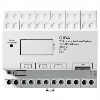 IP-võrgulüüs Gira 262197 (2. põlvkond) TKS-sidesüsteemidele, 5 ukse tugi