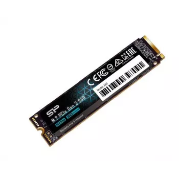 SSD M.2 NVMe Silicon Power P34A60 2 TB, PCIe 3.0 x4, lugemine 2200 MB/s, kirjutamine 1600 MB/s