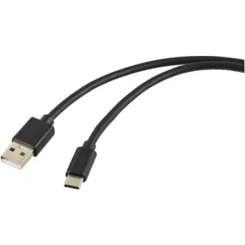 Renkforce RF-5771532 USB-kaabel Must