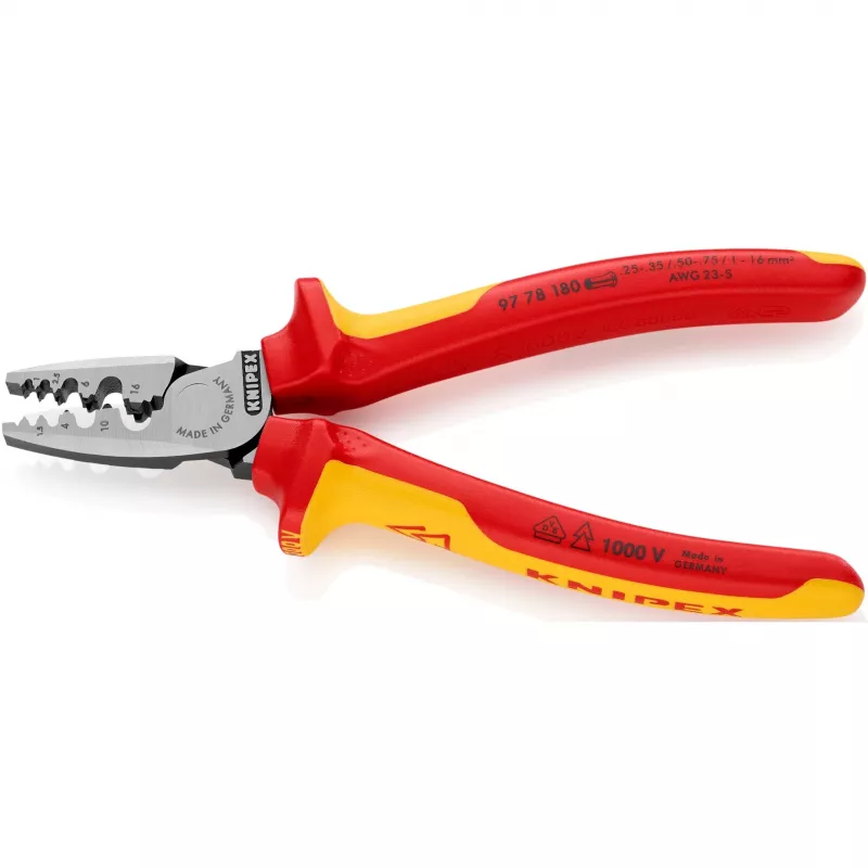 Kaablikrimpsude kombineeritud tööriist Knipex 97 78 180