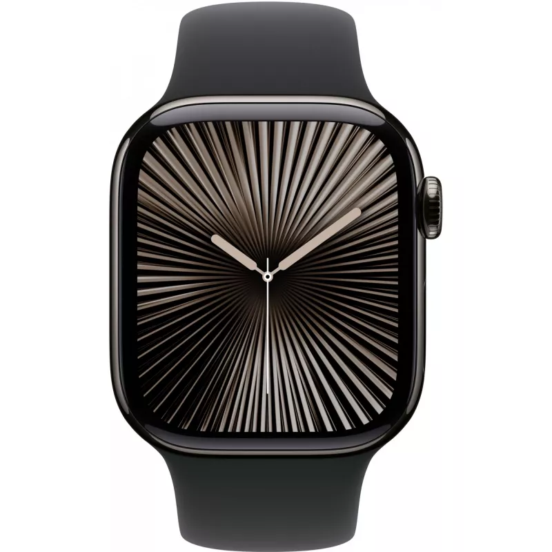 Apple Watch S10 Slate Titanium Sport Band Must - M/L GPS + Cellular 42mm MWXH3QF/A 2024
